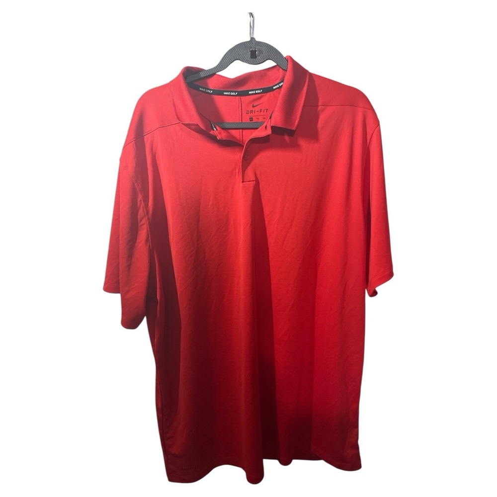 Nike Golf Dri Fit Polo Red XXL‎